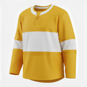 Jersey de Hockey sobre Hielo Unisex de Alta Calidad, Transpirable, 100% Poliéster, con Nombre de Equipo Personalizable - Product Image 3