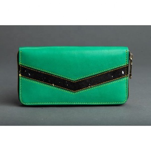 LW Classic Women's Litchi Genuine Leather Wallet Candy Colors Vintage Bohemian <b>Long</b> Clutch Phone Purse with Money <b>Bag</b> for Summer - Product Image 5