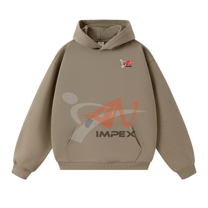 เสื้อฮู้ดดี้ผู้ชายสไตล์วินเทจ ยูนิเซ็กส์ ลำลอง ผ้าฝ้ายเฟรนช์เทอร์รี่ 450 กรัม ทรงโอเวอร์ไซส์ ระบายอากาศดี ไหล่ตก แบบ ODM ไซส์ใหญ่ - Product Image 5