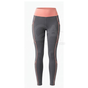 <b>Low</b> MOQ OEM Service Mid Elastic <b>Waist</b> Solid Ruched Back Yoga <b>Leggings</b> Women High Quality Fitness Wear Cheap Price - Product Image 2