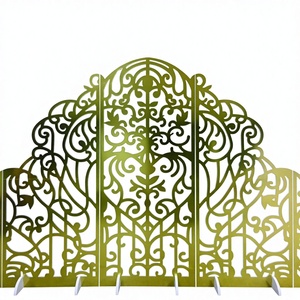 ฉากหลังขนาดใหญ่สำหรับตกแต่ง,ฉากหลังโลหะสำหรับตกแต่งงานแต่งงานงานปาร์ตี้ - Product Image 1