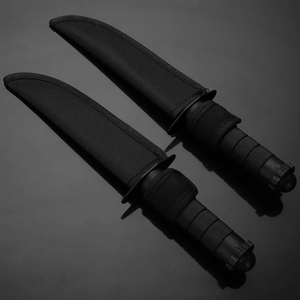 Cuchillo de Bolsillo de Caza de Alta Calidad con Mango de Goma, Hoja Fija Táctica EDC de Acero D2 con Funda - Product Image 5