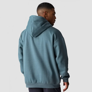 Sudadera con Capucha Oversize para Hombre, Transpirable, Estilo Urbano, de Alta Calidad, con Logotipo Personalizado, Sudadera de Forro Polar de Algodón para Invierno - Product Image 3
