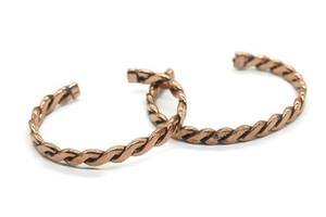 Belladec Handcrafted Braided <b>Copper</b> Cuff Bracelet Twisted Open <b>Bangle</b> Artisan Jewelry Classic Elegant Adjustable Gift Women - Product Image 5