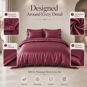 High Quality 300 TC Bamboo Duvet Tie Soft Durable Bedding Closure Accessory for Duvet Covers Quilts and <b>Comforters</b> for Sale - Product Image 6
