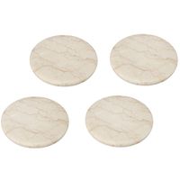 Sous-verres en marbre de haute qualité avec finition lisse, protection durable pour table de salle à manger, table basse et bar