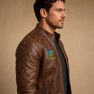 Premium <b>Men</b> <b>Leather</b> <b>Jacket</b> Fashion Apparel <b>Men</b> <b>Leather</b> <b>Jacket</b> With <b>Genuine</b> <b>Leather</b> Material Soft Inner Lining Durable Stitching - Product Image 4