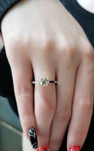 1.20 CT Lab Grown <b>Diamond</b> <b>Ring</b> in 18K Gold | Luxury IGI Certified Engagement <b>Ring</b> | Trendy VVS2 Bridal Jewelry - Product Image 1