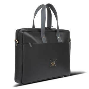 Genuine Leather Black Large Capacity Laptop <b>Bag</b> Briefcase Crossbody <b>Computer</b> Handheld Business Travel <b>Bag</b> - Product Image 4