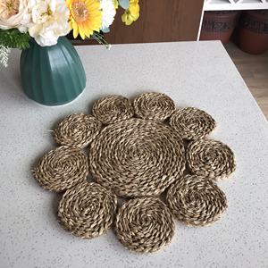 Manteles individuales de algas marinas ecológicos modernos, decoración de vidrio de alta calidad para fiestas, artículos calientes - Product Image 2