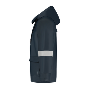 Chaquetas Impermeables de Seguridad para Hombre al por Mayor con Logotipo Personalizado, Último Diseño, Negras, Hechas a Medida, Duraderas, de Nailon y Poliéster - Product Image 4