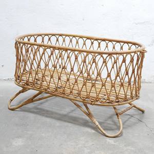 Fournisseur de berceaux pour bébés faits à la main, hautement cotés, berceau en rotin écologique, lit bébé à bas prix. - Product Image 3