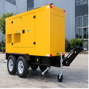Generador Diésel Volvo Amarillo Silencioso Montado en Remolque, Insonorizado, 380V 50/60Hz, Arranque Remoto, Uso Industrial, Móvil - Product Image 2