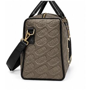 Wholesale Price Custom Genuine <b>Leather</b> Durable Polyester Lining Travel Vintage <b>Men</b> Duffle <b>Bag</b> Luxury High Quality Zipper Closure - Product Image 4
