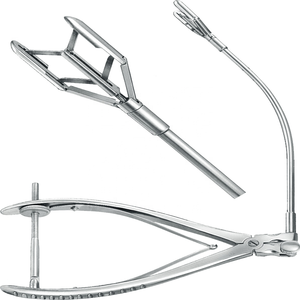 1 Dilatateur Aortique Cardiothoracique Manuel en Acier Inoxydable de 18 cm pour l'ouverture des valves mitrales, de 8 mm à 42 mm - Product Image 1