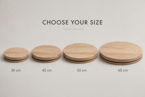 Minimalist Wooden Lazy Susan Turntable <b>Tray</b> Suitable For Dining Table Serving <b>Breakfast</b> Pantry And Home From india - Product Image 2