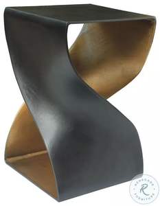 Mesa Auxiliar de Aluminio de Alta Calidad, Mueble de Primera Calidad con Detalles Metálicos, Otomana para Sala de Estar, Hogar u Hotel, en Latón - Product Image 3