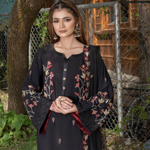 Ensemble Kameez Shalwar Dupatta de qualité supérieure, grande taille, écologique, à manches longues, avec dentelle fantaisie brodée, robe de mariée, chemise Salwar - Product Image 5