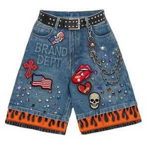 Shorts de Mezclilla OEM ODM, Totalmente Personalizables en Tela, Ajuste, Longitud, Color, Lavado, Cintura, Costuras, Fabricación en Fábrica, Calidad - Product Image 6