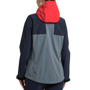 Chaqueta Cortavientos Reciclada para Mujer, con Cierre Completo, Color Sólido, Transpirable, Resistente al Viento, Chaquetas Impermeables Personalizadas con Relleno de Algodón - Product Image 3