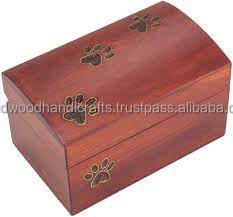 Handmade Funeral Wooden Urn <b>Box</b> <b>for</b> Pet <b>Ashes</b> Wood Cremation Urns <b>for</b> Cat and Dog <b>Ashes</b> Rosewood Urns at Low Price - Product Image 3