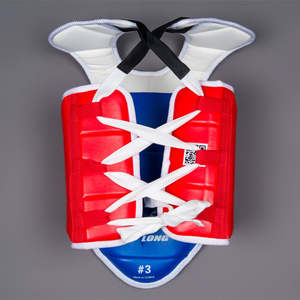 Protection de poitrine réversible pour arts martiaux, équipement de Taekwondo - Product Image 5