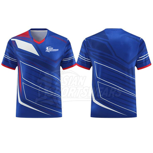 Nouvelle arrivée, maillot de volley-ball respirant à manches courtes, coupe confortable, évacuation de l'humidité, adapté aux compétitions, vente en gros - Product Image 3
