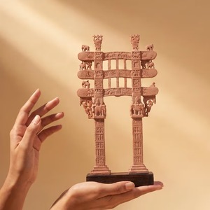 Réplica Arquitectónica en Miniatura del Puerta de Sanchi, Siglo I a. C., Venta Directa de Mayorista - Product Image 4
