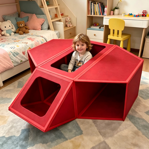 Ensemble de jeu magnétique moderne en fibre de polyester écologique, grande taille, design modulaire - Product Image 2