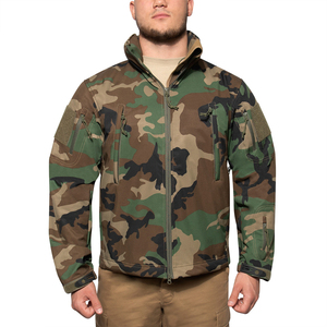 Veste de chasse imperméable de haute qualité en tissu softshell camouflage pour hommes, idéale pour la pêche, la randonnée et les activités tactiques - Product Image 5