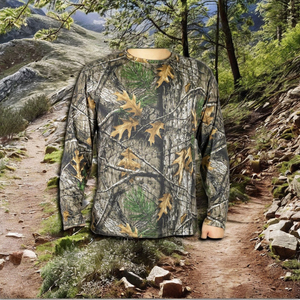 Tenue de camouflage de chasse à séchage rapide et respirante : Blouson bomber, chemise et pantalon cargo – Vêtements d'extérieur - Product Image 1