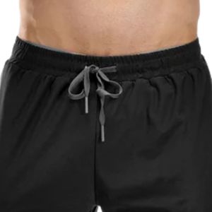 Shorts de sport pour homme Black Racer, légers, respirants, coupe-vent, imperméables, pour la course à pied, la gym, l'entraînement, le fitness, l'athlétisme, l'été, couleur unie - Product Image 4