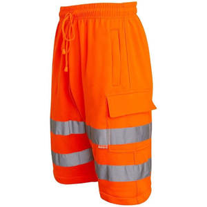 กางเกงขาสั้นช่างก่อสร้างแบบสะท้อนแสงสำหรับผู้ชาย Hi Vis พร้อมเชือกผูกเอว หลายกระเป๋า ผ้าทึบ ทนทาน แห้งเร็ว เหมาะสำหรับงานทั่วไป - Product Image 3
