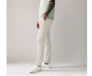 Pantalones Chinos de Algodón Ligeros y Ecológicos para Hombre, Corte Slim Fit, Cintura Media, Rectos, Elásticos, Anti-Pilling, Transpirables y Anti-Arrugas - Product Image 4