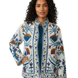Veste réversible pour femmes Sujani, printemps/automne, velours, coton, bomber matelassé, logo personnalisé, taille XL, style varsity classique - Product Image 1