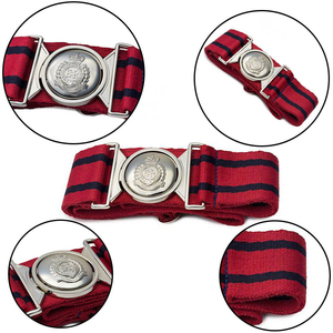 Ceinture de cérémonie sur mesure pour tenues formelles, uniformes de cérémonie, ceinture de régiment - Product Image 5