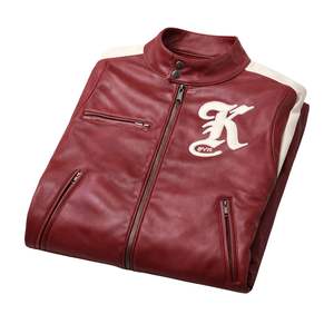 Chaqueta de Carreras con Rayas Kappa Alpha Psi, Ropa de Fraternidad Griega Krimson con Diseño Audaz, Comodidad Premium y Estilo Atlético - Product Image 6