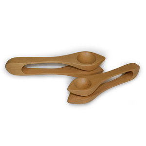 Cucharas de Ritmo de Madera con Logotipo Personalizado, Instrumento de Percusión Folclórico Hecho a Mano para Promoción y Pedidos al por Mayor - Product Image 3