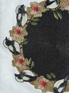 Peggy Wilkins Bliss <b>Beaded</b> <b>Placemats</b> and Matching Coasters - 5 Colours Available! - Product Image 5