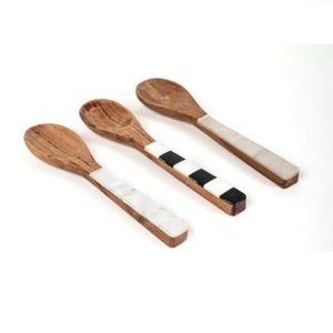 Ensemble d'outils à fromage : mini-couteau à beurre, fourchettes, couteau à fromage en acier inoxydable avec manche en bois - Product Image 6