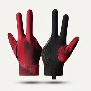 Guantes de Snooker al por Mayor para Hombre, de la Mejor Calidad, Ligeros, Duraderos, Antideslizantes, de 3 Dedos, Transpirables, de Color Sólido, Unisex - Product Image 6