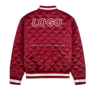 เสื้อแจ็กเก็ตบอมเบอร์ผ้าแคชเมียร์ผ้าซาตินมหาวิทยาลัยมหาวิทยาลัยผ้าซาตินมาใหม่2025คุณภาพสูงกันน้ำระบายอากาศได้ดีใส่กลับด้านได้ - Product Image 5