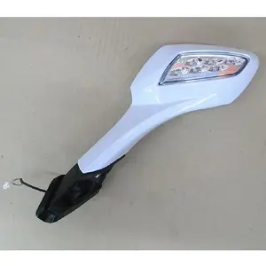 SYM Genuine OEM Left Back Mirror (with winker), Joymax/GTS EFi (88120-HMB-900-QU, White WH-300P)