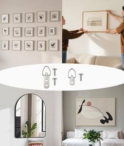 Crochets en D pour cadres photo, en acier zingué, fabriqués au Guangdong, certifiés par l'usine source (OEM/ODM) - Product Image 3