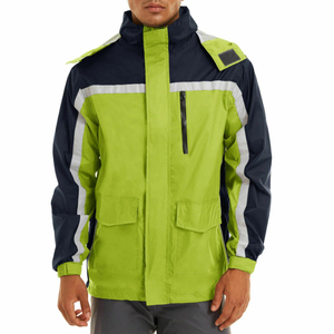 Veste coupe-vent B2B en gros, protection double couche avec poches intérieures pour téléphone portable, couleur personnalisée, prix usine - Product Image 3