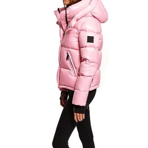 Veste d'hiver matelassée unisexe en gros, légère, chaude, à capuche, pour l'extérieur - Product Image 4