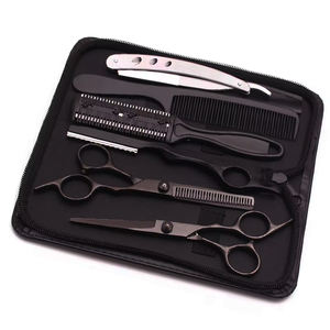 Juego de Tijeras Profesionales para Corte de Cabello de 6.7 Pulgadas, Tijeras de Entresacar de Acero Inoxidable, Herramienta de Estilismo para Barbería y Peluquería - Product Image 4