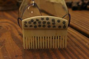Peine de Hueso Artesanal al por Mayor y al por Menor, Peine de Hueso Natural Antiguo Hecho a Mano para el Crecimiento del Cabello y Anticaspa - Product Image 5