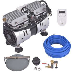 Aeratore per laghetto in metallo e plastica da 110V 5.2 CFM 3/4 HP/550 W, sistema di aerazione per laghi e stagni per acquacoltura - Product Image 1
