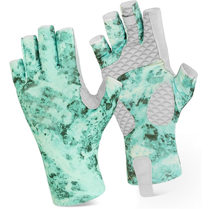 Gants de pêche haut de gamme avec protection solaire et paume renforcée pour la pêche à la traîne, au lancer et en kayak - Product Image 3